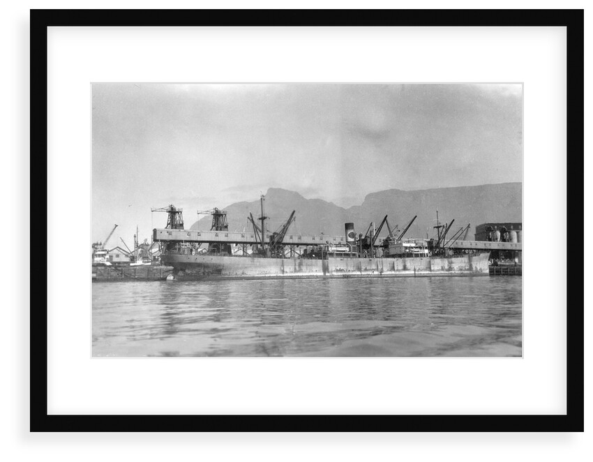 SS 'Welcombe' (Br, 1930) at quayside, Cape Town by unknown