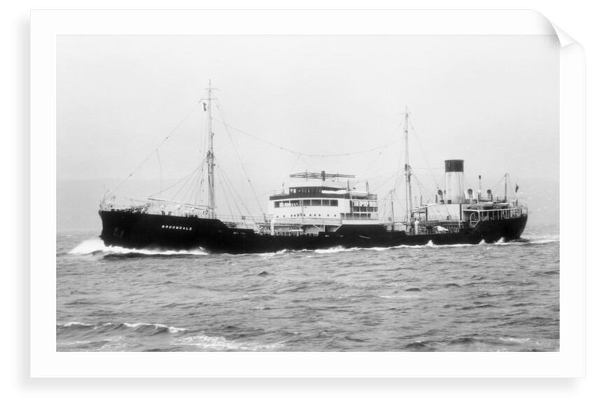 'Broomdale' (Br, 1937) under way by unknown