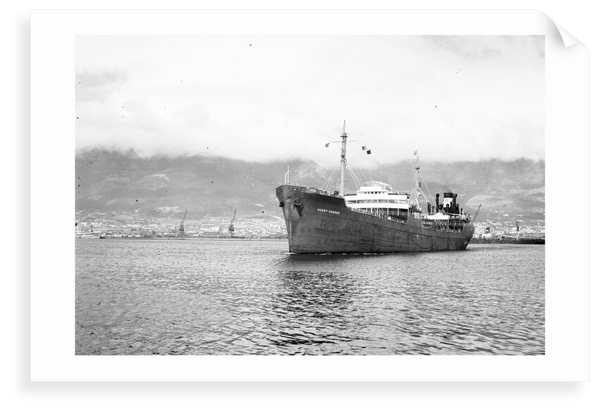 'Henry Dundas' (Br, 1937) in Cape Town Harbour by Anonymous