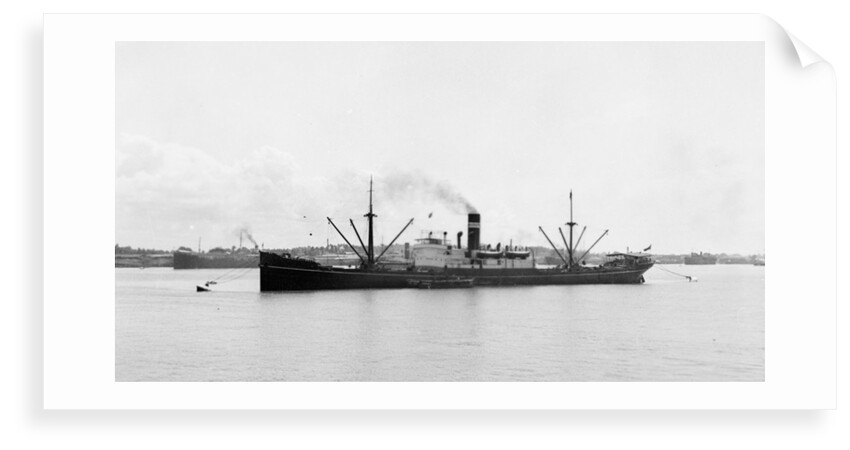 'Tanfield' (Br) at moorings, distant by unknown