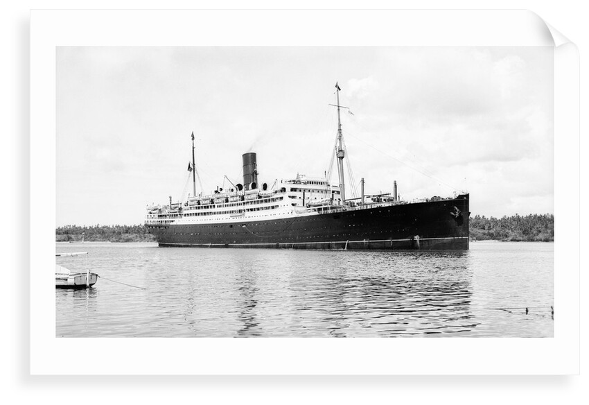 Cunard passenger liner 'Carinthia' (Br, 1925) under way by Unknown