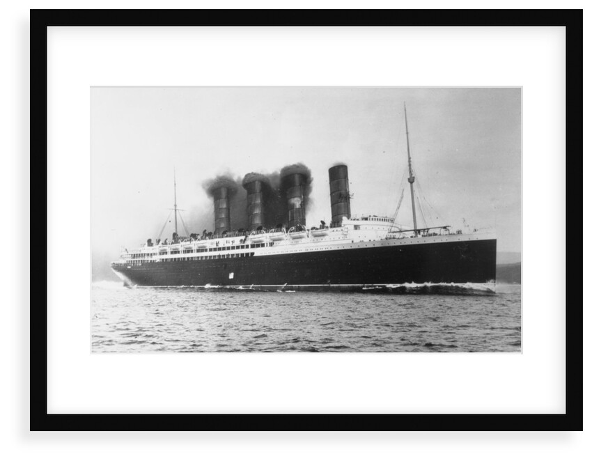 RMS 'Lusitania' (1906) under way by unknown