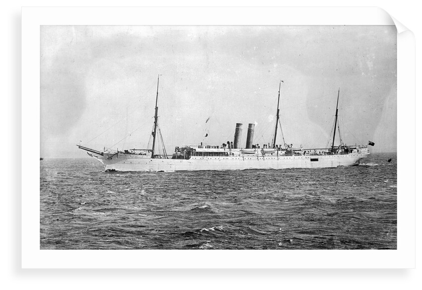 'Port Henderson' (Br, 1884) passenger/cargo liner, under way by Unknown