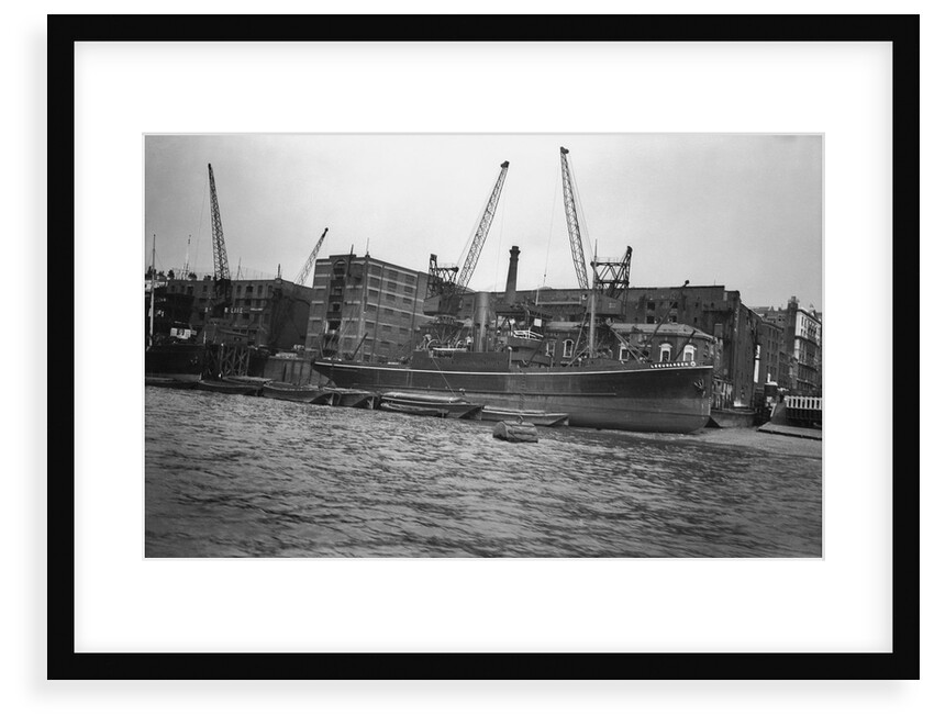 The 'Leeuwarden' (Br, 1929) at Brewers Quay, Upper Pool, River Thames by unknown