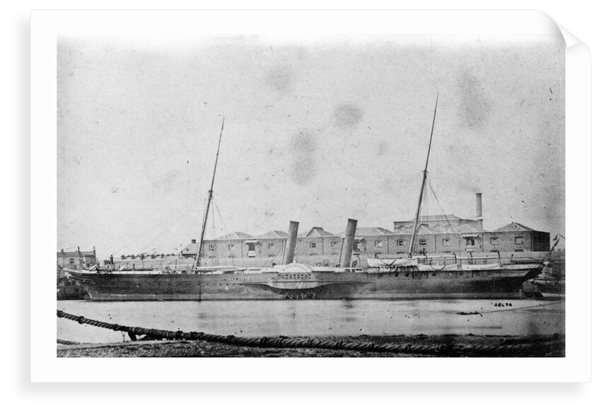'Delta' (Br, 1859) at quayside by unknown