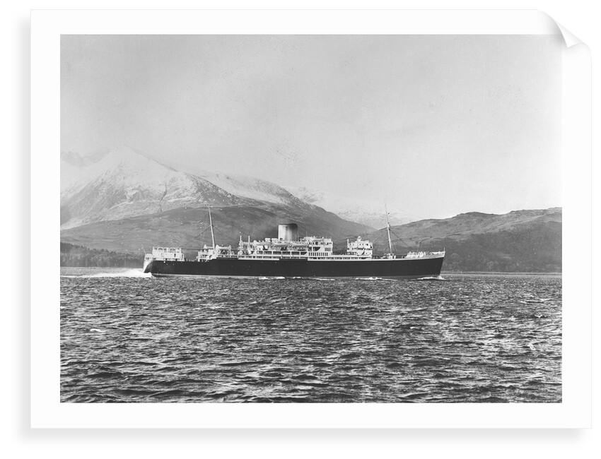 Passenger/cargo liner 'Magdalena' (Br, 1949), Royal Mail Lines Ltd, under way by Unknown