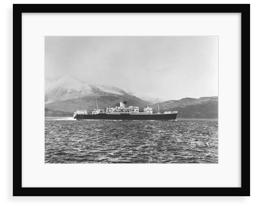 Passenger/cargo liner 'Magdalena' (Br, 1949), Royal Mail Lines Ltd, under way by Unknown