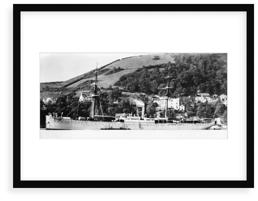 Passenger/cargo liner 'Dunrobin Castle' (Br, 1875), D. Currie & Co., at moorings by unknown