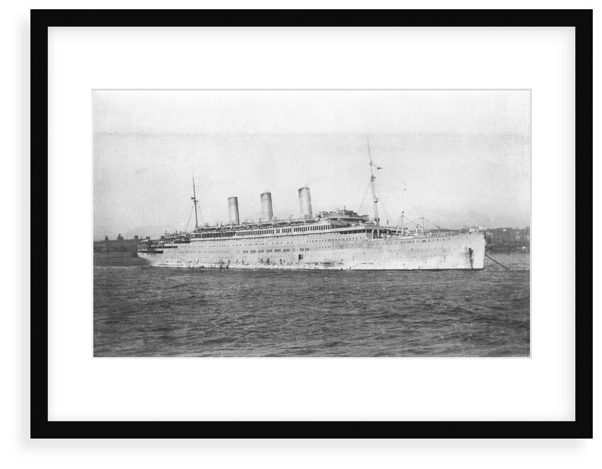'Justicia' (1917) at anchor by Unknown