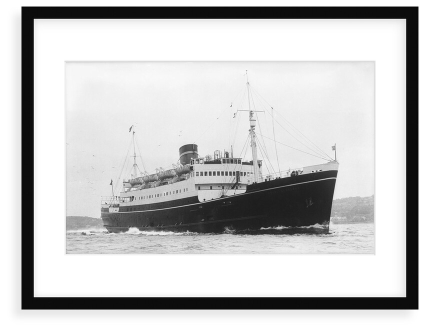 Photograph of the cross channel motor vessel 'Royal Scotsman' (Br1936) under way, on trials (Northern Ireland service) by unknown