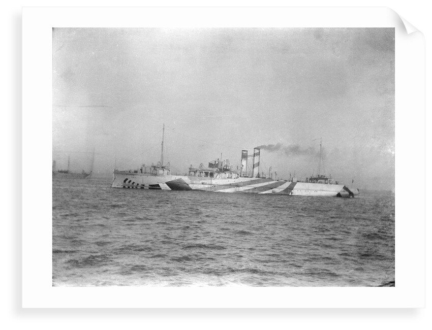 Port side view just forward of the broadside of Train Ferry No. 1 (1917) by unknown