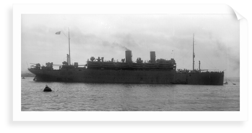 'Cuba' (Br, 1923) at moorings by unknown
