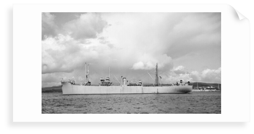 'Empire Outpost' (Br, 1943) at anchor in the Clyde anchorage by unknown
