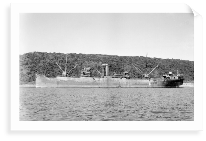 'Empire Stour' (Br, 1930) general cargo ship, lying at moorings by unknown