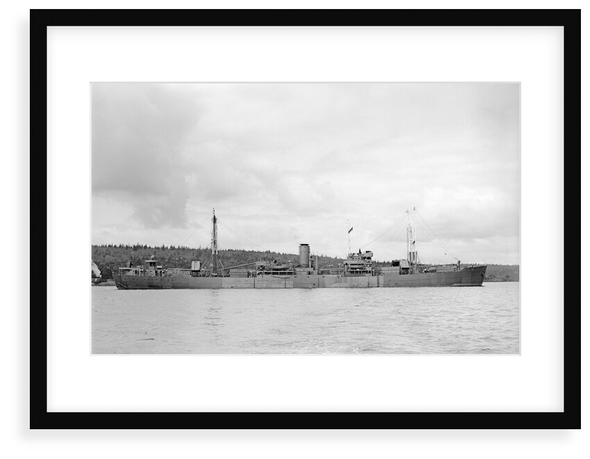 'Fort St Regis' (Br, 1950) at anchor, Halifax NS by unknown