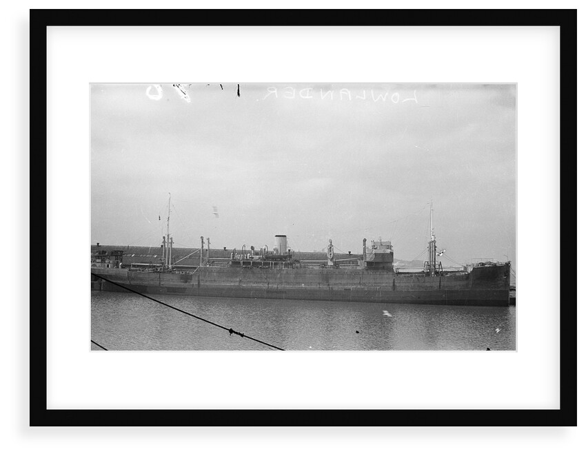 A starboard broadside view of 'Lowlander' (1925) at quayside by unknown