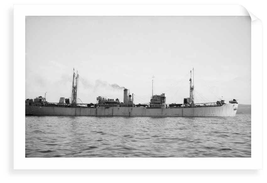 'Ocean Glory' (Br, 1942), at anchor by Unknown