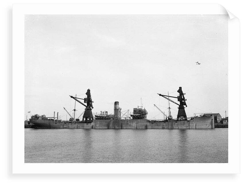 The 'Panaghis' (Gr, 1920) at quayside by unknown
