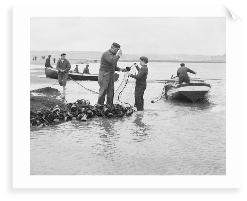Salmon fishing on the Torridge by unknown