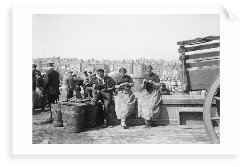 Herring Girls, Scarborough, Yorkshire. by Samuel Coupe Fox