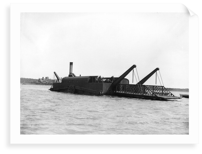 The steam chain ferry 'The Lady Beatrice' (1894) crossing the River Deben from Felixstowe to Bawdsey by Smiths Suitall Ltd.