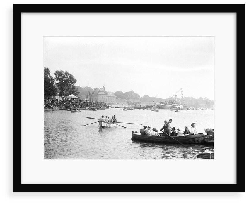 Regatta Day on the River Orwell, looking downriver from the New Cut at Ipswich, Suffolk by Smiths Suitall Ltd.
