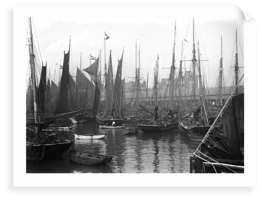A view of trawlers in the basin at Lowestoft by Smiths Suitall Ltd.