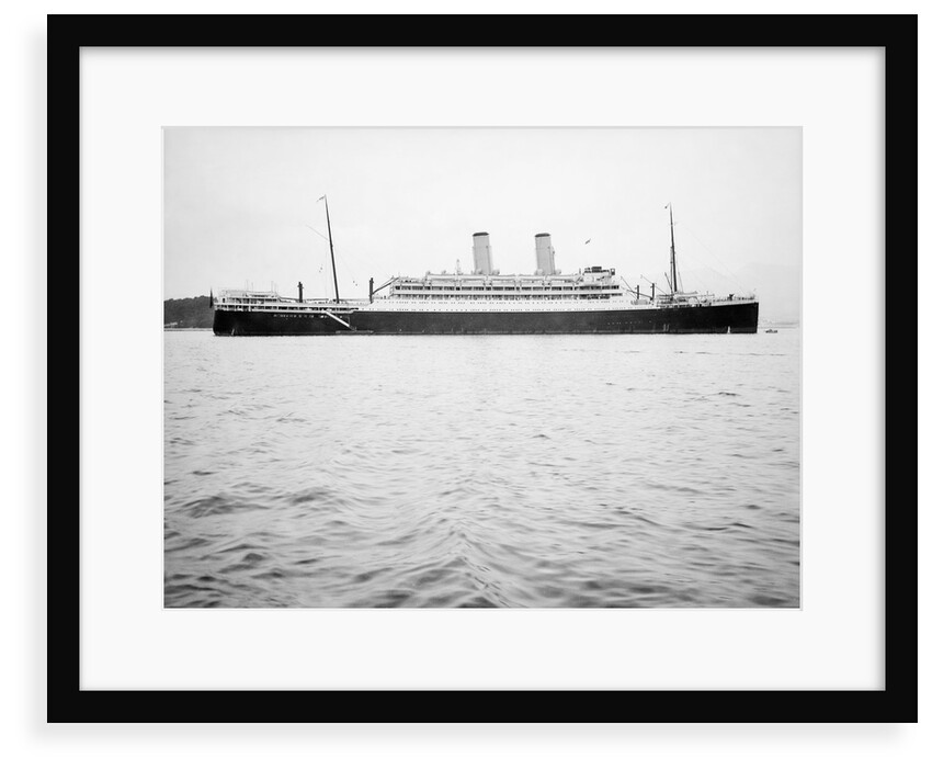 Photograph of 'Oronsay' (1925) at a mooring, Toulon, 1938 by unknown