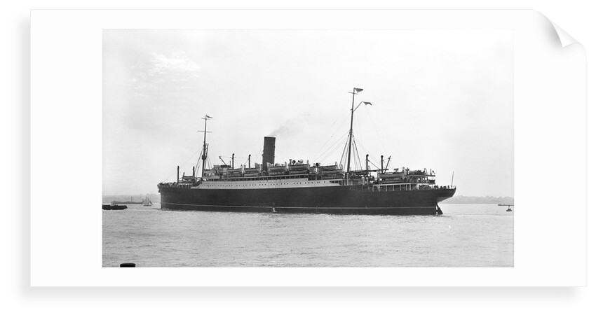 The 'Antonia' (Br, 1921) under way at Southampton by unknown