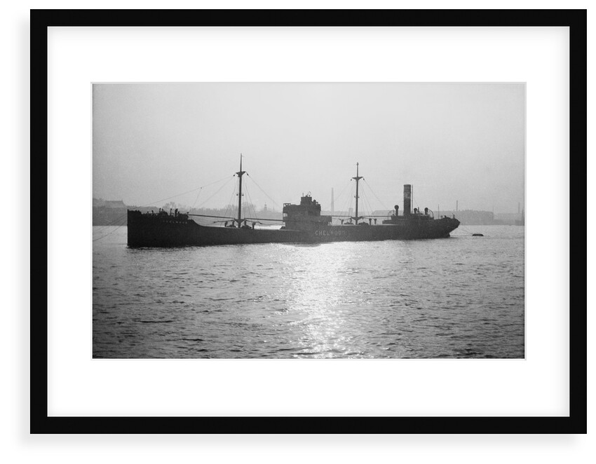 'Chelwood' (Br, 1928), at moorings on the River Thames by unknown