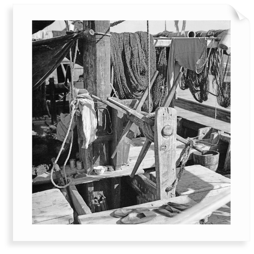 On board an Aberdeen fisher d.w. type junk berthed at Hong Kong by David Watkin Waters