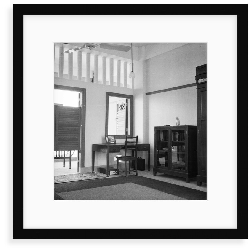 Inside Cabin No. 13 in the Royal Air Force Station at Seletar, Singapore by David Watkin Waters