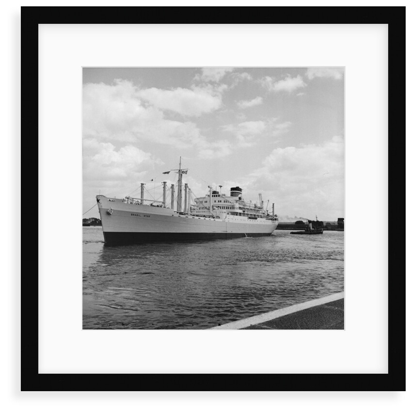The 'Brasil Star' (1947) in the Royal Albert Basin by Grierson