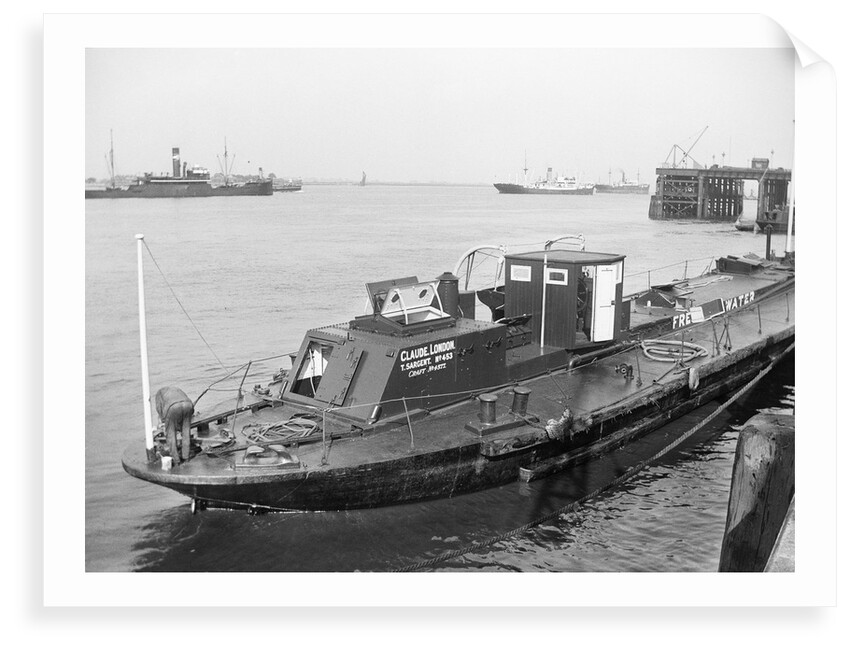 'Claude' at quayside, Gravesend by Anonymous