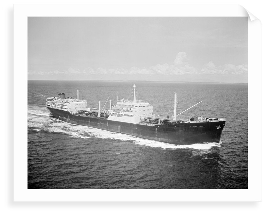 'British Cygnet' (Br, 1962) under way in the Strait of Malacca by unknown