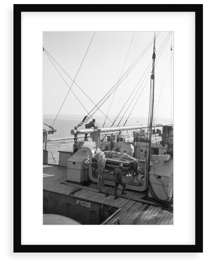 Deck view of passenger/cargo liner 'Corfu' (Br, 1931), Peninsular & Oriental Steam Navigation Co. by unknown