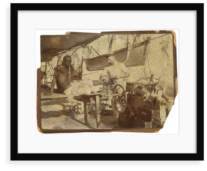 Crew of paddle-wheel special service vessel HMS 'Sphinx' (1882) by unknown
