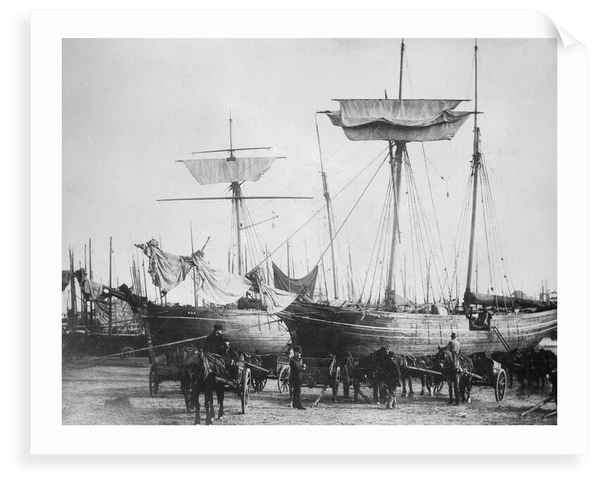 'RGD' 2 masted topsail schooner by unknown