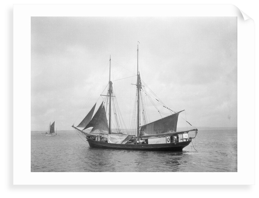 The 2 masted schooner 'Rothersand' (Britain, 1907), ex 'Heinrich Linnemann', Albert Westcott (Plymouth) by unknown