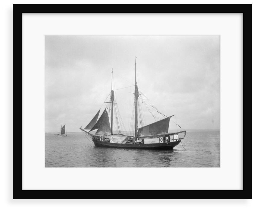 The 2 masted schooner 'Rothersand' (Britain, 1907), ex 'Heinrich Linnemann', Albert Westcott (Plymouth) by unknown