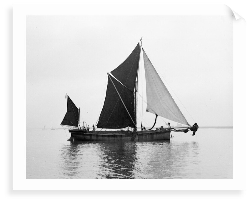 'Phoenician' (Br, 1922) spritsail barge, under sail during Thamse barge race by unknown