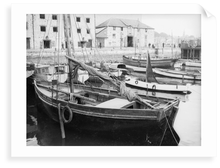 'Dayspring' Plymouth hooker, moored at Plymouth by unknown