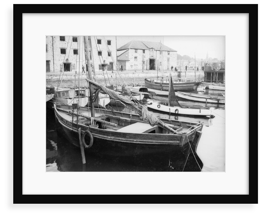 'Dayspring' Plymouth hooker, moored at Plymouth by unknown