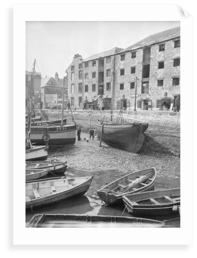 Dayspring' Plymouth hooker, dried out at quayside, Plymouth by unknown