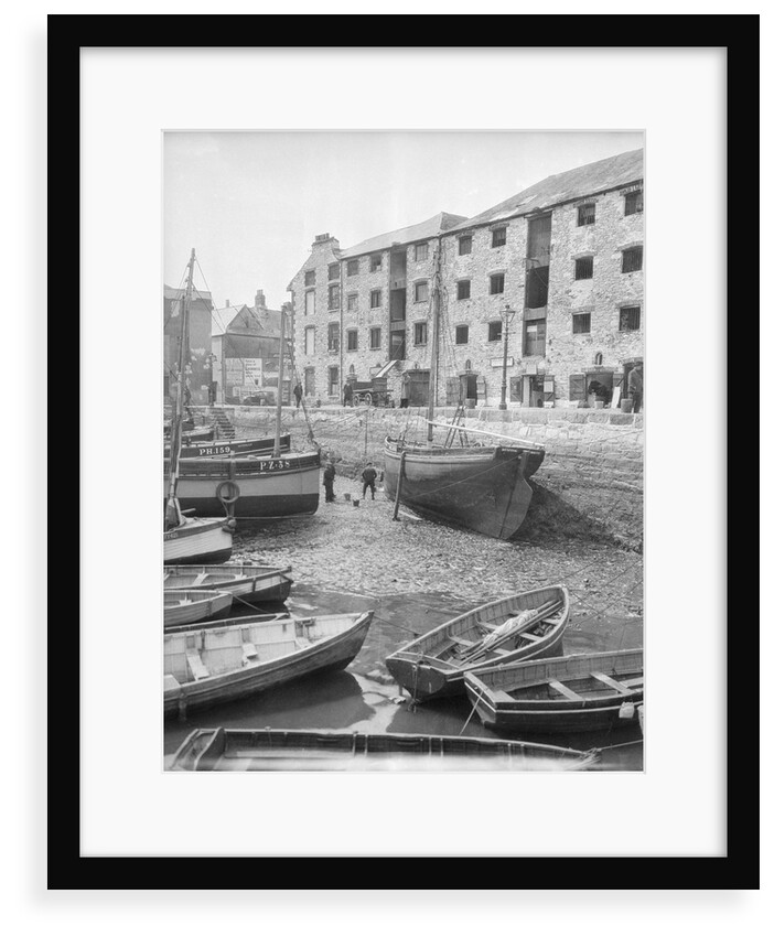 Dayspring' Plymouth hooker, dried out at quayside, Plymouth by unknown