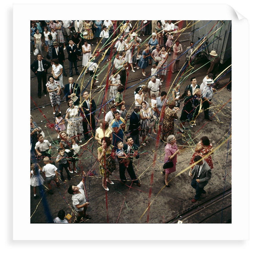 Farewells on the quayside before the departure of Union-Castle liner 'Windsor Castle' by Union Castle Line Collection