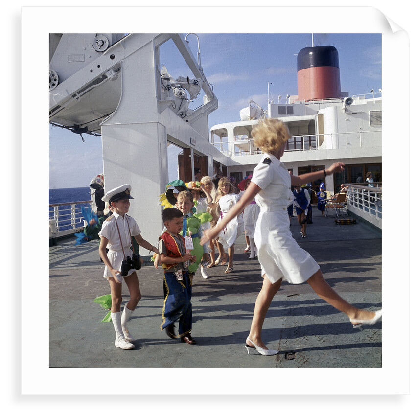 Follow my leader' aboard the Union-Castle ship 'Windsor Castle' by Union Castle Line Collection