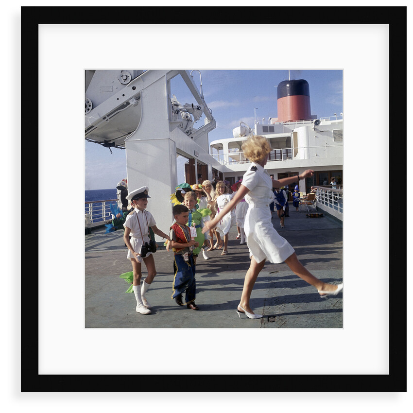 Follow my leader' aboard the Union-Castle ship 'Windsor Castle' by Union Castle Line Collection