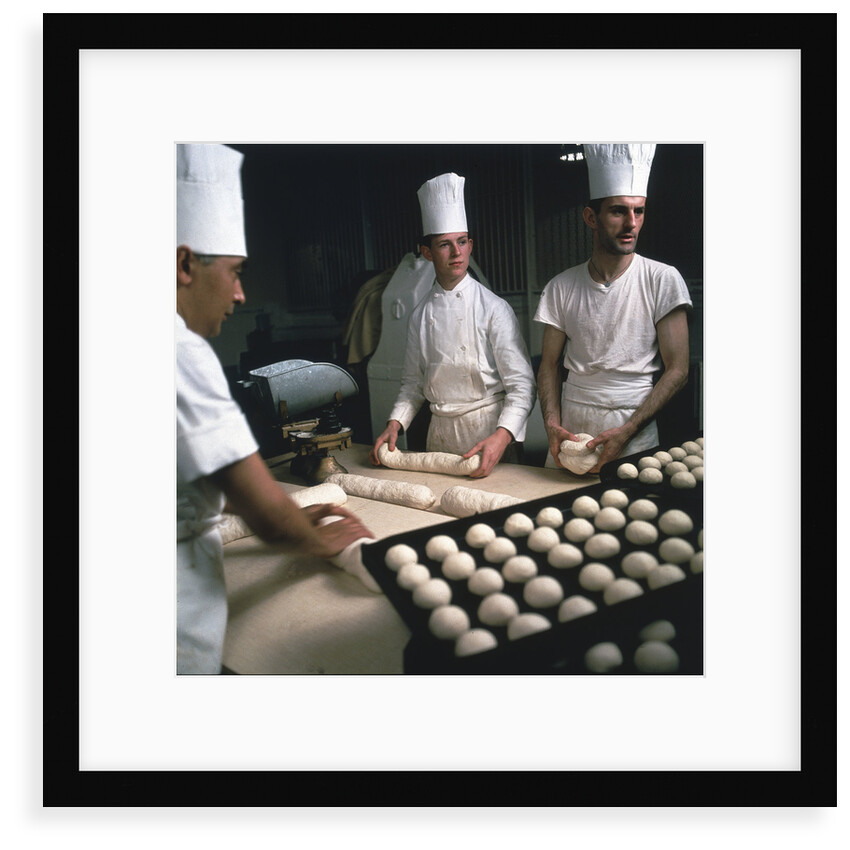 Chefs preparing breakfast aboard Union-Castle liner 'Windsor Castle' by Marine Photo Service