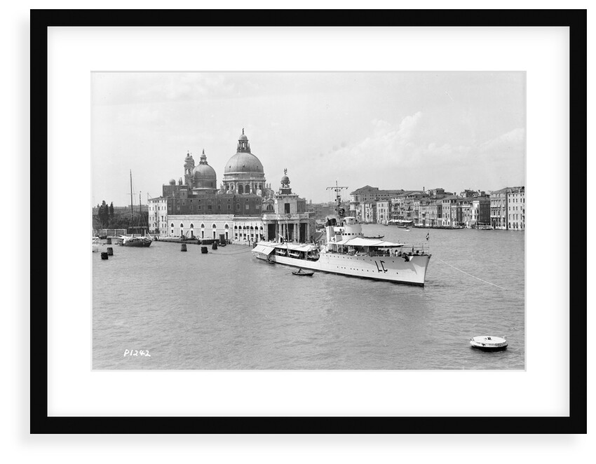The Italian fleet torpedo boat 'Lince' at Venice, Italy by Marine Photo Service